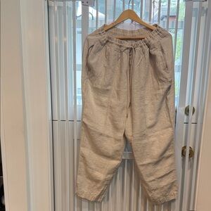 Athleta Women's Straight Leg Pants - Cream